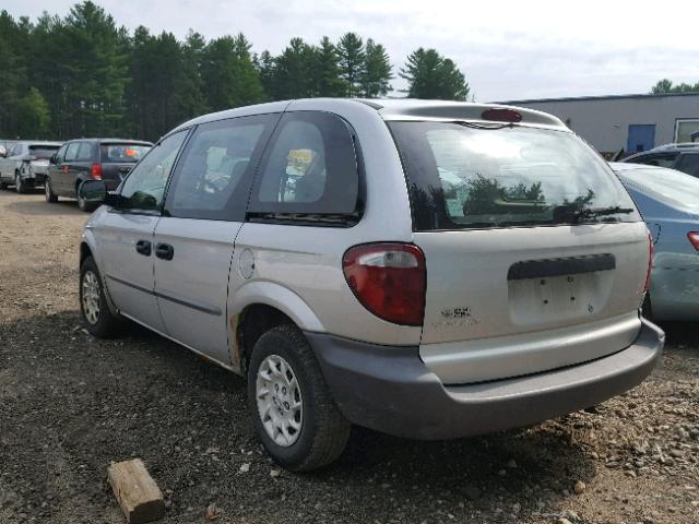 1C4GJ25371B276255 - 2001 CHRYSLER VOYAGER SILVER photo 3