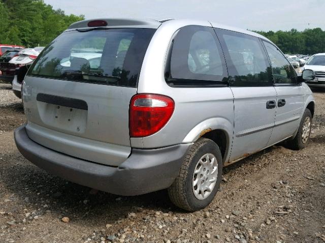 1C4GJ25371B276255 - 2001 CHRYSLER VOYAGER SILVER photo 4