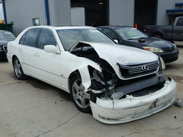 JTHBN36F540162590 - 2004 LEXUS LS 430 WHITE photo 1