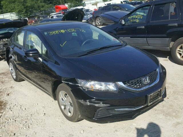 19XFB2F50FE704797 - 2015 HONDA CIVIC BLACK photo 1