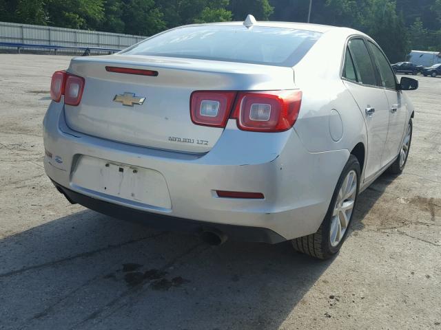 1G11H5SL2EF129601 - 2014 CHEVROLET MALIBU LTZ ვერცხლისფერი ფოტო 4