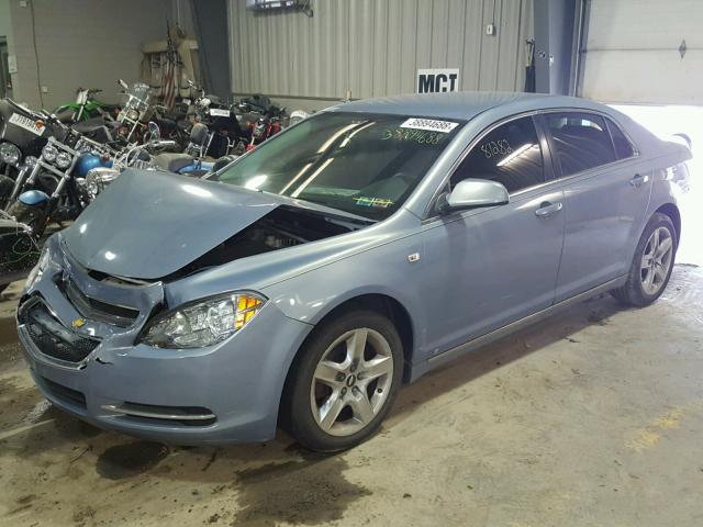 1G1ZH57B184228509 - 2008 CHEVROLET MALIBU 1LT ლურჯი ფოტო 2