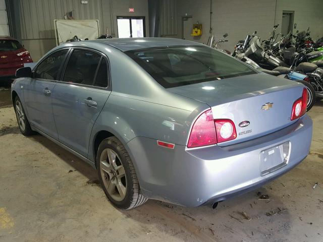 1G1ZH57B184228509 - 2008 CHEVROLET MALIBU 1LT ლურჯი ფოტო 3