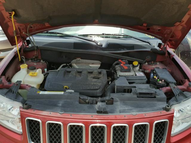 1C4NJCBB9CD623598 - 2012 JEEP COMPASS SP MAROON photo 7
