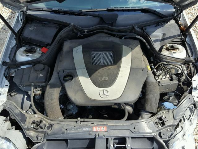 WDBTJ56H38F234399 - 2008 MERCEDES-BENZ CLK 350 SILVER photo 7