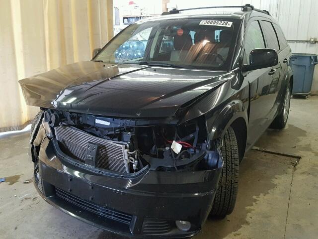 3D4GH57V99T555036 - 2009 DODGE JOURNEY SX BLACK photo 2