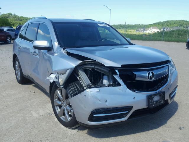 5FRYD4H80EB030115 - 2014 ACURA MDX ADVANC 银色 照片 1