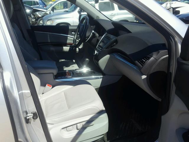 5FRYD4H80EB030115 - 2014 ACURA MDX ADVANC 银色 照片 5