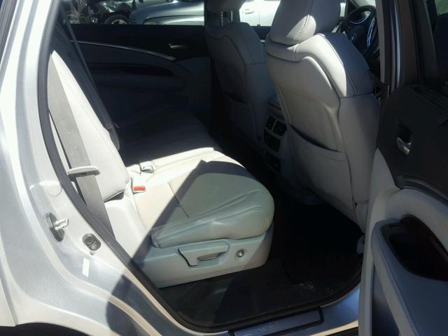 5FRYD4H80EB030115 - 2014 ACURA MDX ADVANC 银色 照片 6