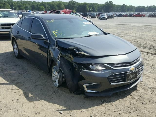 1G1ZB5ST6HF122868 - 2017 CHEVROLET MALIBU LS GRAY photo 1