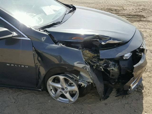 1G1ZB5ST6HF122868 - 2017 CHEVROLET MALIBU LS GRAY photo 9
