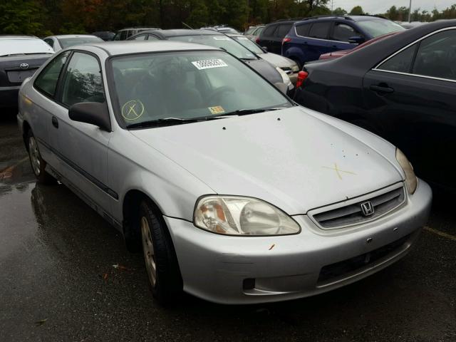 1HGEJ6125YL011867 - 2000 HONDA CIVIC DX SILVER photo 1