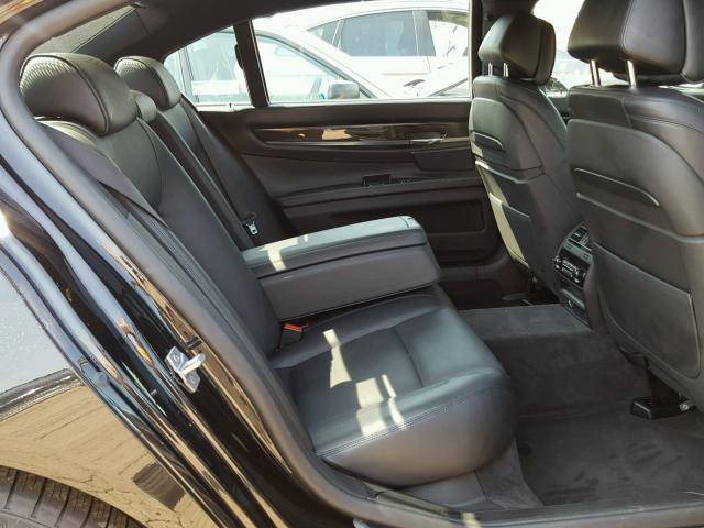 WBAYF8C5XDD141600 - 2013 BMW 750LI XDRI BLACK photo 6