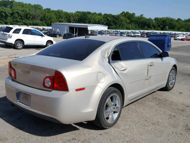 1G1ZD5EB1AF145784 - 2010 CHEVROLET MALIBU 2LT GOLD photo 4