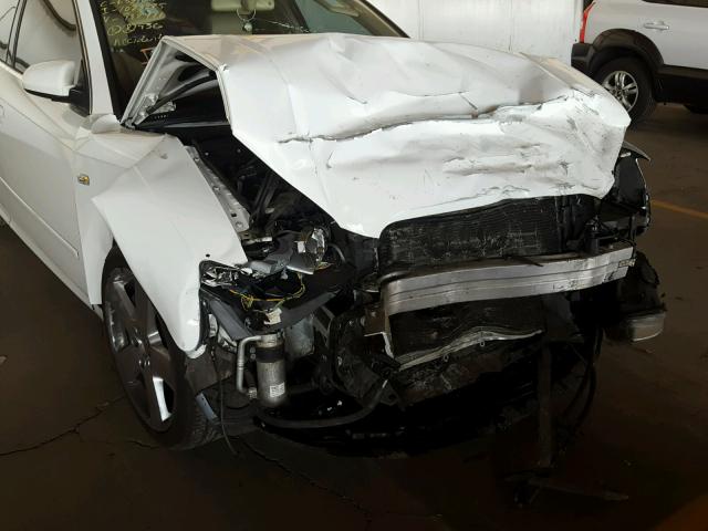 WAUDH78E58A137411 - 2008 AUDI A4 3.2 QUA WHITE photo 9