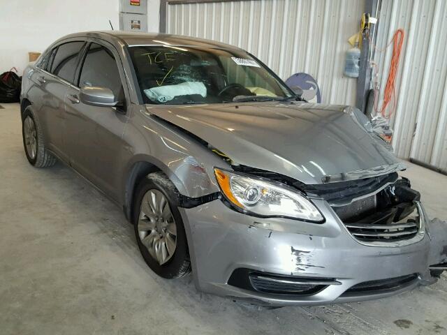 1C3CCBAB6DN686140 - 2013 CHRYSLER 200 GRAY photo 1