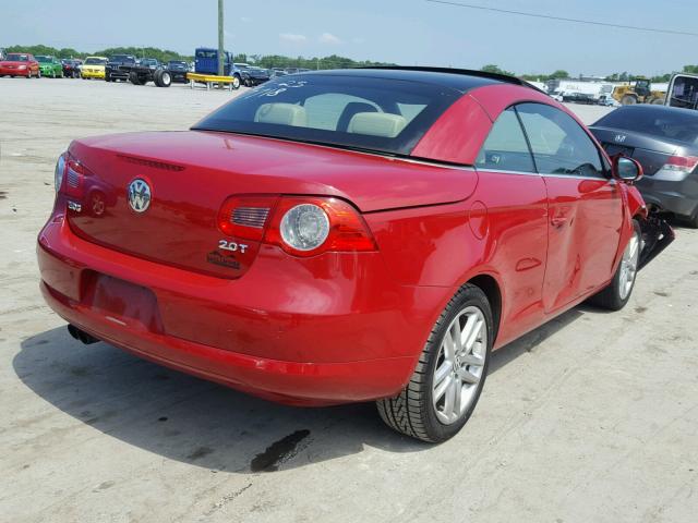 WVWFA71F28V027718 - 2008 VOLKSWAGEN EOS LUX 红色 照片 4