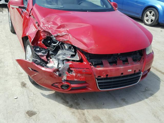 WVWFA71F28V027718 - 2008 VOLKSWAGEN EOS LUX 红色 照片 9