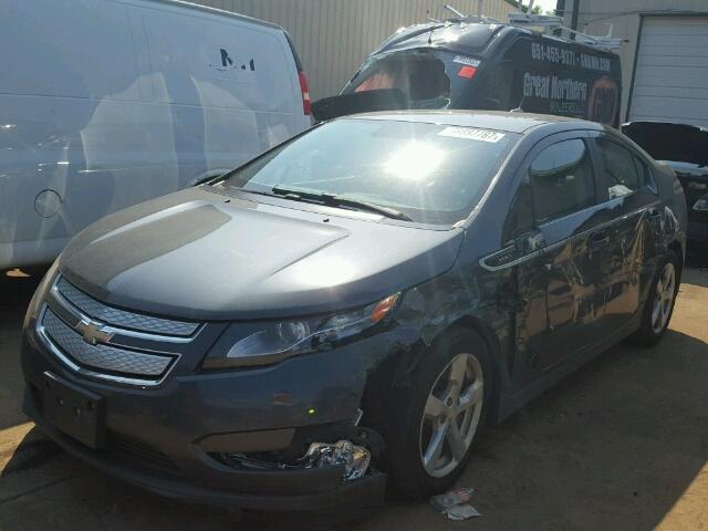 1G1RA6E49DU121717 - 2013 CHEVROLET VOLT GRAY photo 2