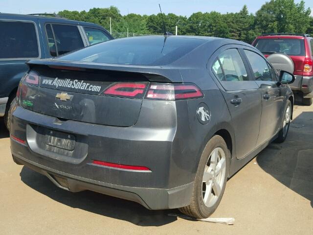 1G1RA6E49DU121717 - 2013 CHEVROLET VOLT GRAY photo 4