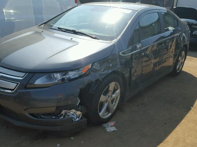 1G1RA6E49DU121717 - 2013 CHEVROLET VOLT GRAY photo 9