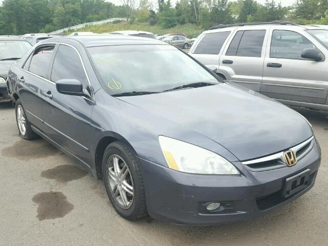 1HGCM56457A072049 - 2007 HONDA ACCORD LX BLACK photo 1