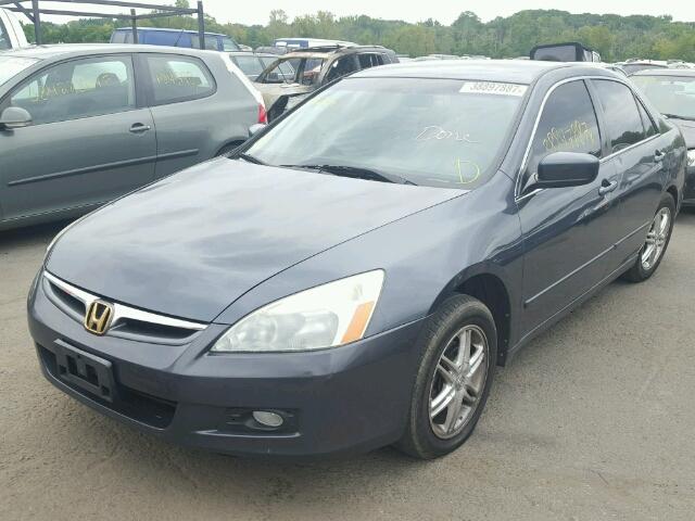 1HGCM56457A072049 - 2007 HONDA ACCORD LX BLACK photo 2