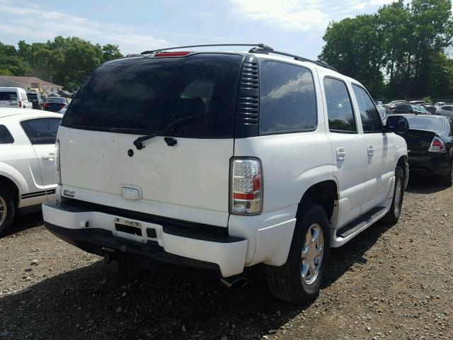 1GKEK63U12J323444 - 2002 GMC DENALI WHITE photo 4