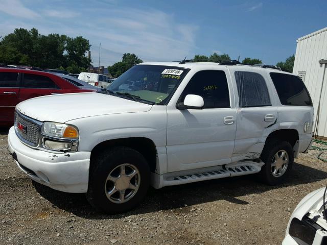 1GKEK63U12J323444 - 2002 GMC DENALI WHITE photo 9