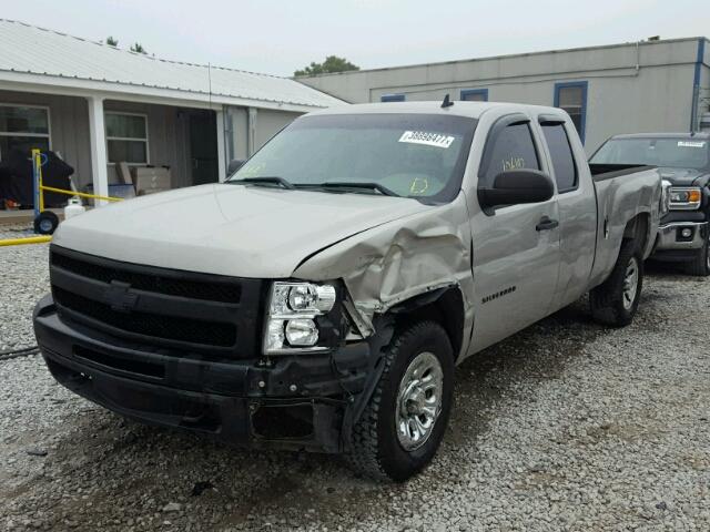 1GCEK19C09Z188899 - 2009 CHEVROLET SILVERADO TAN photo 2