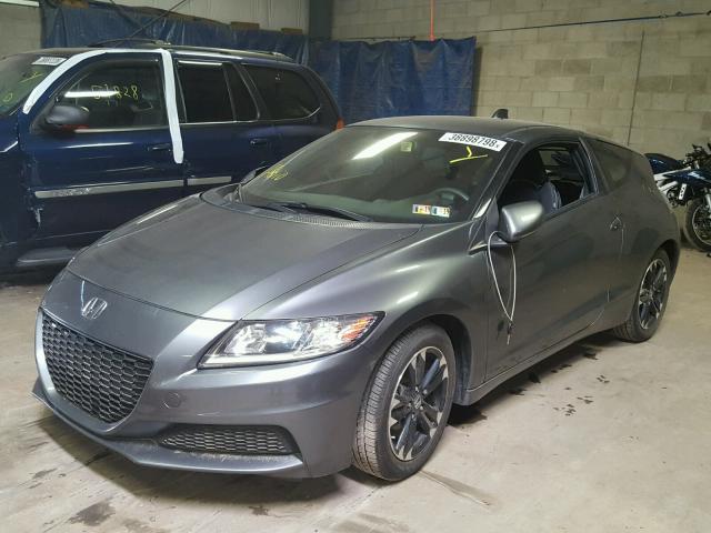 JHMZF1D42FS001283 - 2015 HONDA CR-Z SILVER photo 2