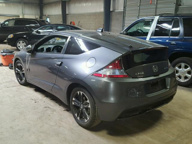 JHMZF1D42FS001283 - 2015 HONDA CR-Z SILVER photo 3