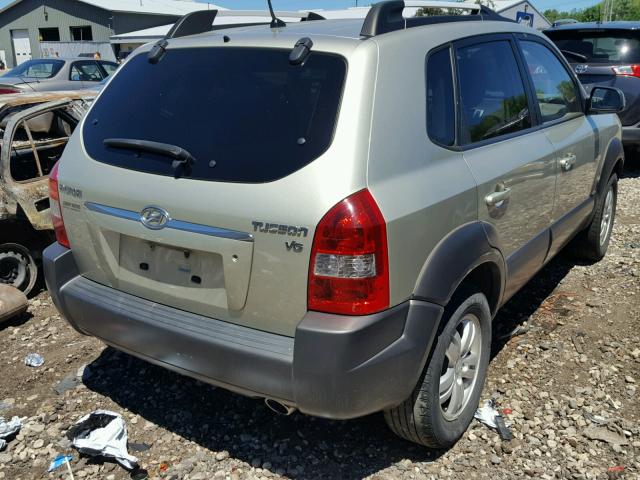 KM8JN12D67U477509 - 2007 HYUNDAI TUCSON SE BEIGE photo 4