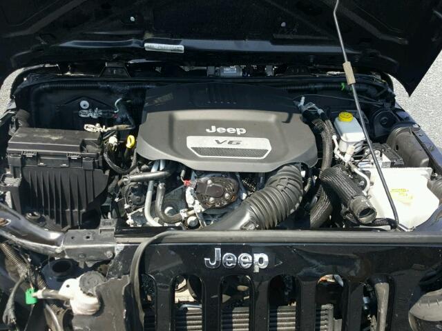 1C4AJWAG1FL626941 - 2015 JEEP WRANGLER S შავი ფოტო 7