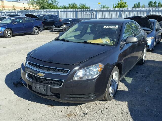 1G1ZB5EU1CF125335 - 2012 CHEVROLET MALIBU LS BLACK photo 2
