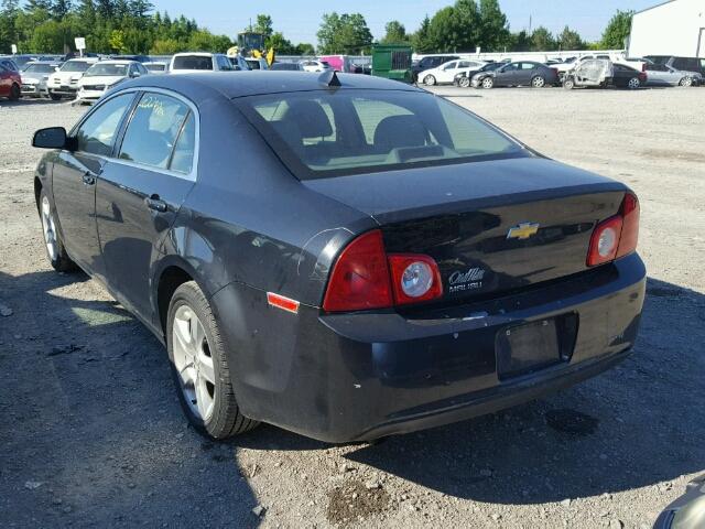 1G1ZB5EU1CF125335 - 2012 CHEVROLET MALIBU LS BLACK photo 3