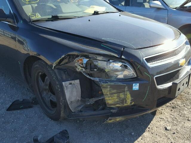 1G1ZB5EU1CF125335 - 2012 CHEVROLET MALIBU LS BLACK photo 9