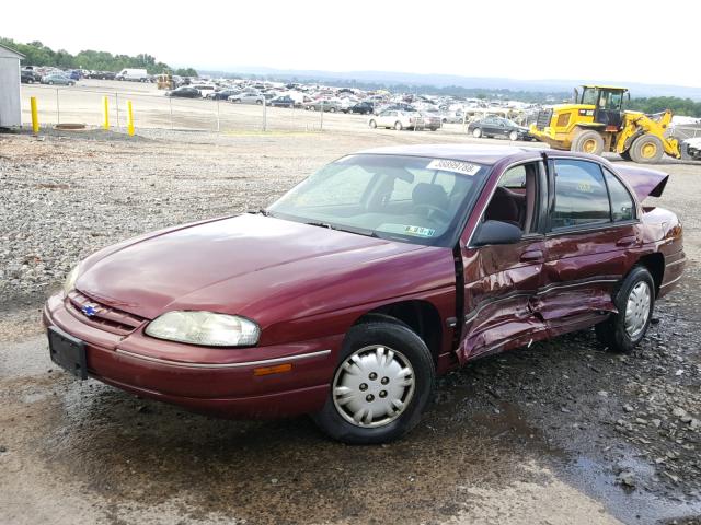 2G1WL52M3V1130129 - 1997 CHEVROLET LUMINA BAS MAROON photo 2