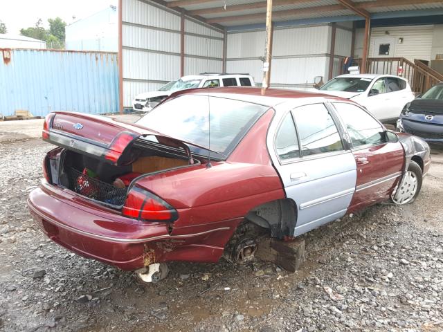 2G1WL52M3V1130129 - 1997 CHEVROLET LUMINA BAS MAROON photo 4