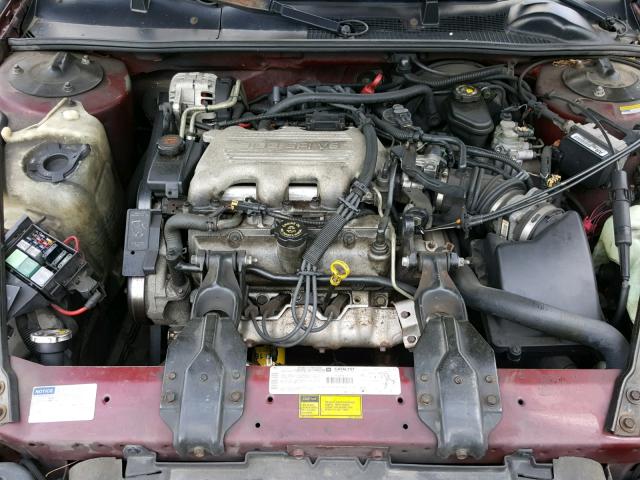 2G1WL52M3V1130129 - 1997 CHEVROLET LUMINA BAS MAROON photo 7