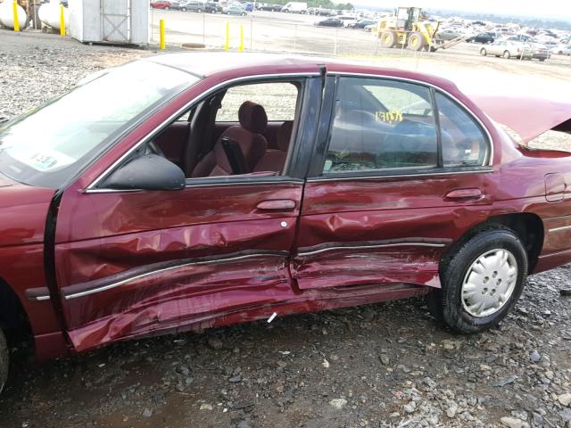 2G1WL52M3V1130129 - 1997 CHEVROLET LUMINA BAS მუქწითელი ფოტო 9
