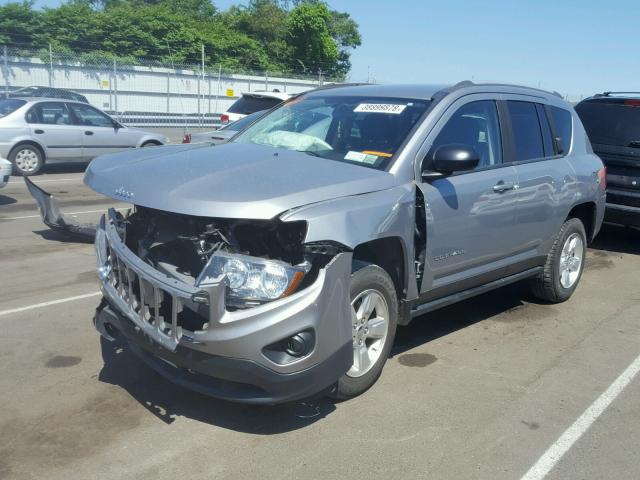 1C4NJCBA4FD284471 - 2015 JEEP COMPASS SP SILVER photo 2