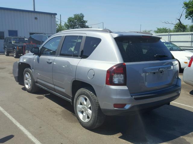 1C4NJCBA4FD284471 - 2015 JEEP COMPASS SP SILVER photo 3