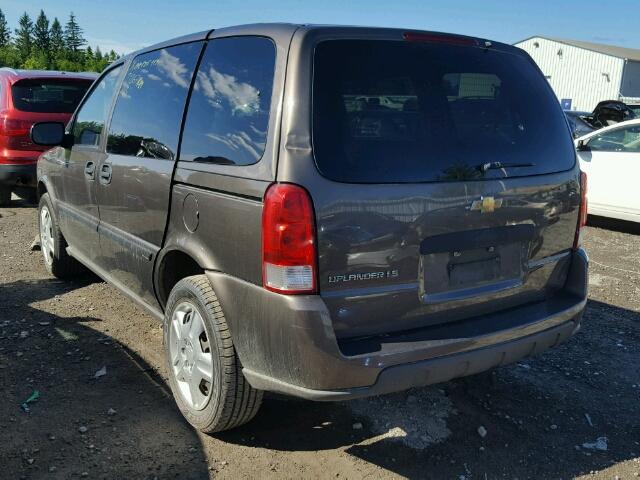 1GNDU23159D113865 - 2009 CHEVROLET UPLANDER L BROWN photo 3