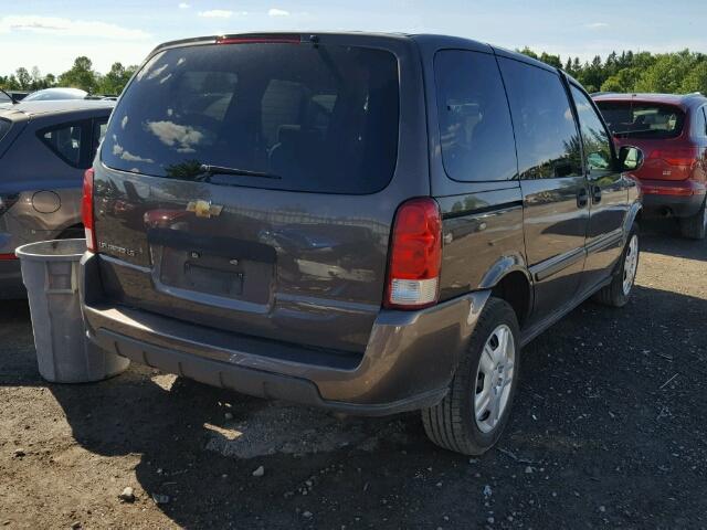 1GNDU23159D113865 - 2009 CHEVROLET UPLANDER L ყავისფერი ფოტო 4