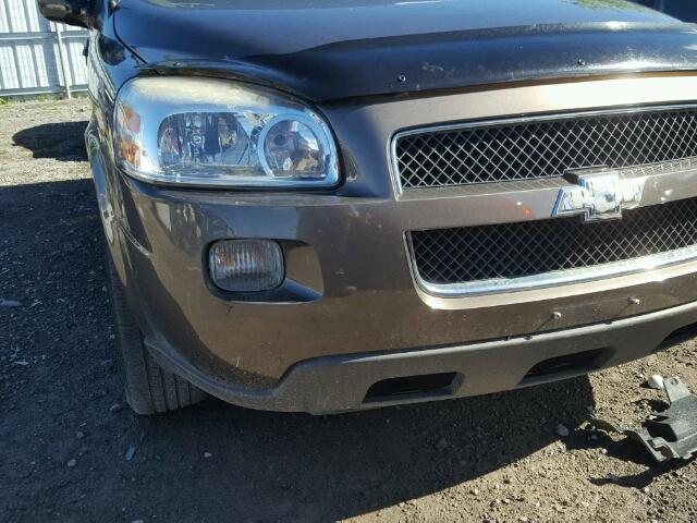 1GNDU23159D113865 - 2009 CHEVROLET UPLANDER L ყავისფერი ფოტო 9