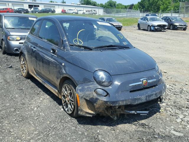 3C3CFFFH7HT598490 - 2017 FIAT 500 ABARTH GRAY photo 1