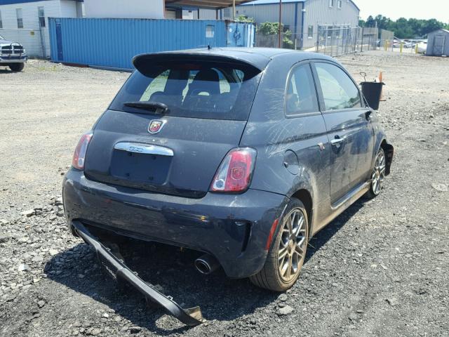 3C3CFFFH7HT598490 - 2017 FIAT 500 ABARTH GRAY photo 4