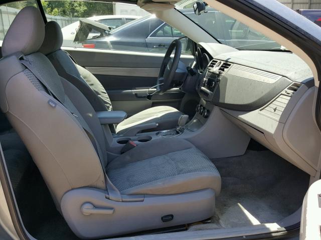 1C3LC45K08N638998 - 2008 CHRYSLER SEBRING GRAY photo 5