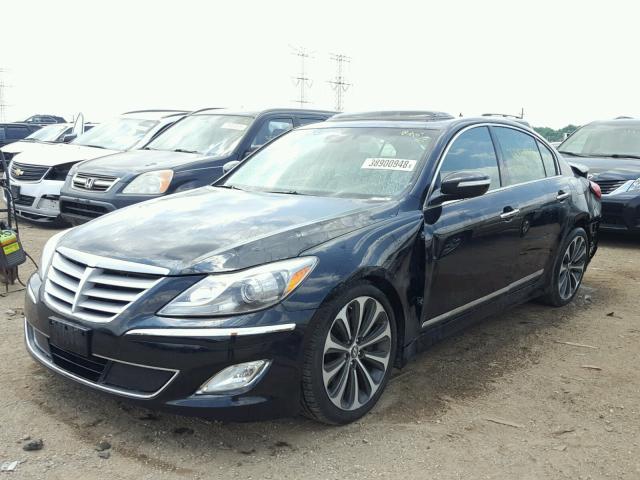 KMHGC4DH6CU158994 - 2012 HYUNDAI GENESIS 5. BLACK photo 2